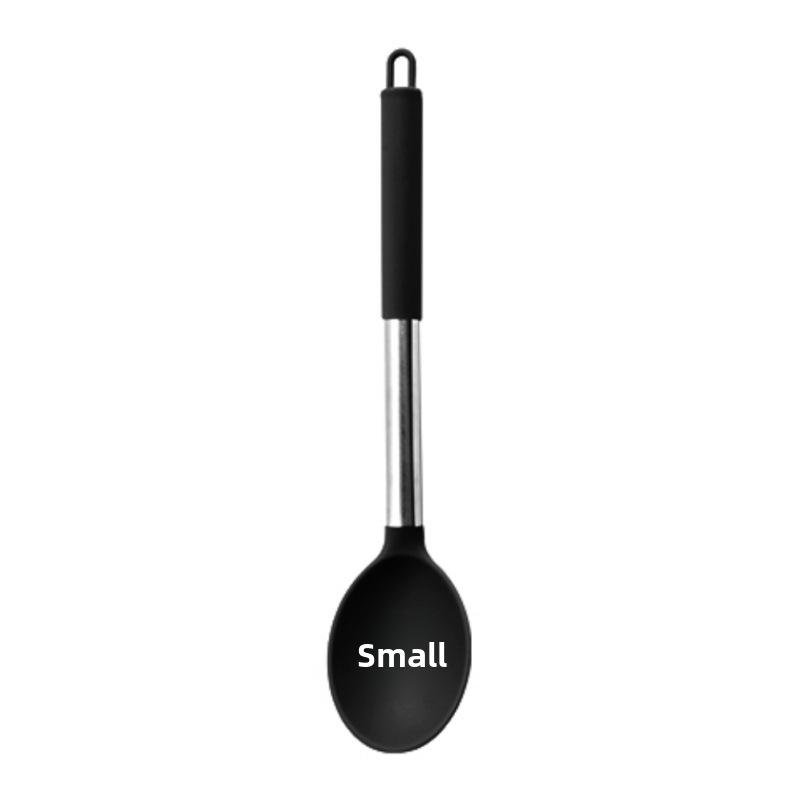 Set de 13 ustensile de bucătărie din silicon: Spatule și linguri pentru gătit și copt cu găleată de depozitare