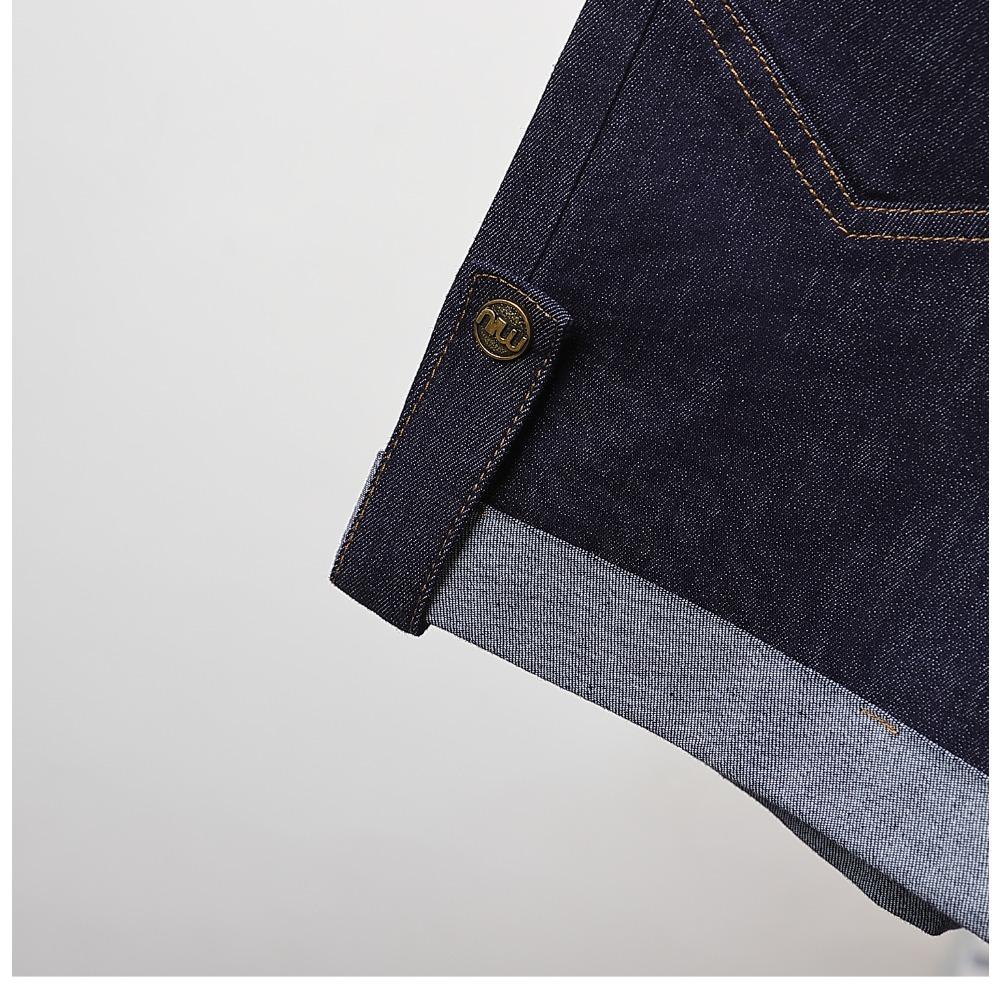 DIMANAF Plus Size Women Shorts Pants Summer Elastic Loose Jeans Short Basic High Waist Casual Harem Pants 5XL