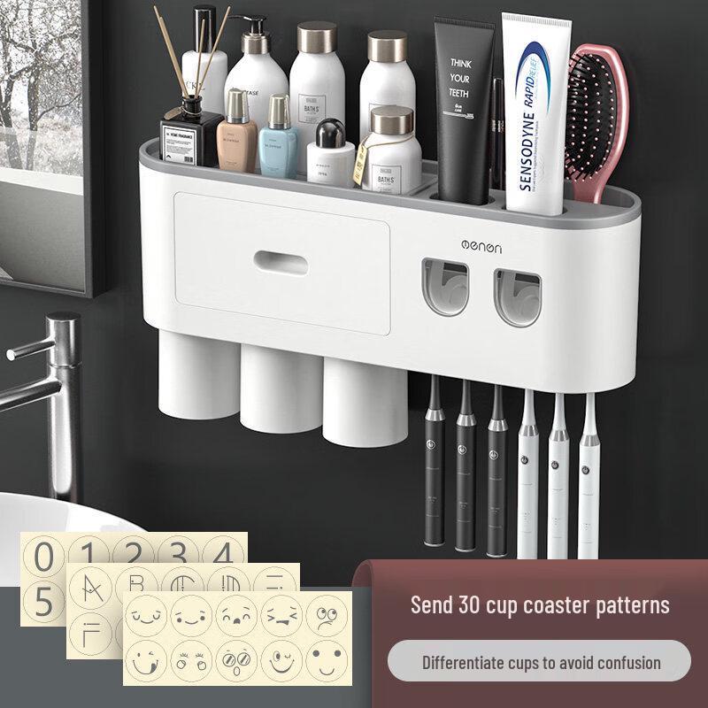 LIEI Wall-mounted Toothbrush Holder