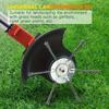 Durable Weed Brush Head Steel Wire Wheel Grass Trimmer Head Removal Moss Rust Lawn Mower Head Grass Trimmer Heads