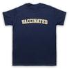 Vaccinated Virus Vaccination Funny Parody Mens And Womens T-Shirt
