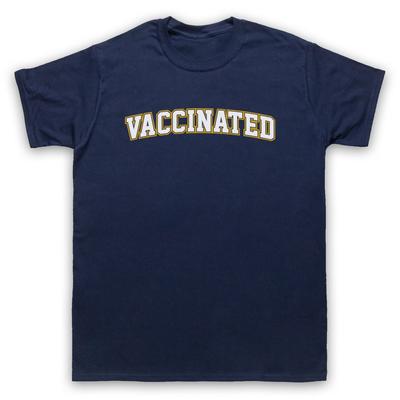 Vaccinato Virus Vaccinazione Divertente Parodia Maglietta da Uomo e da Donna