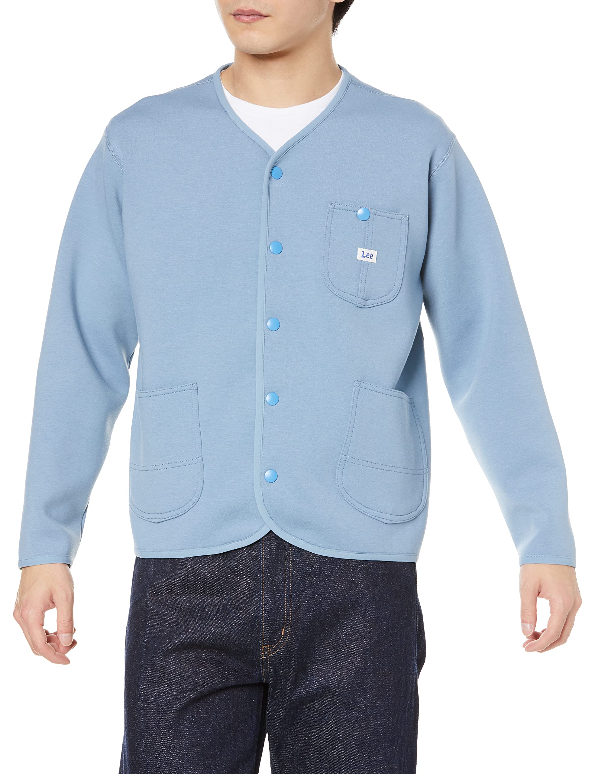 

[Lee] COMFORT CARDIGAN SMOKY BLUE S