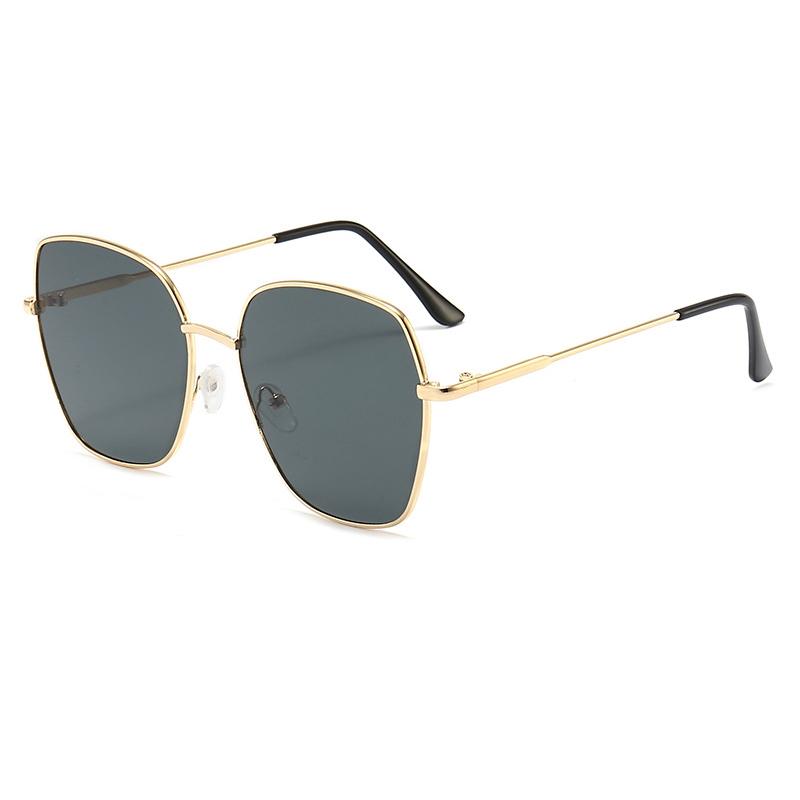 New Vintage Square Polygon Shades Luxury Brand Gradient Women Men Sunglasses Fashion Travel Metal UV400 Sun Glasses Eyewear 2026