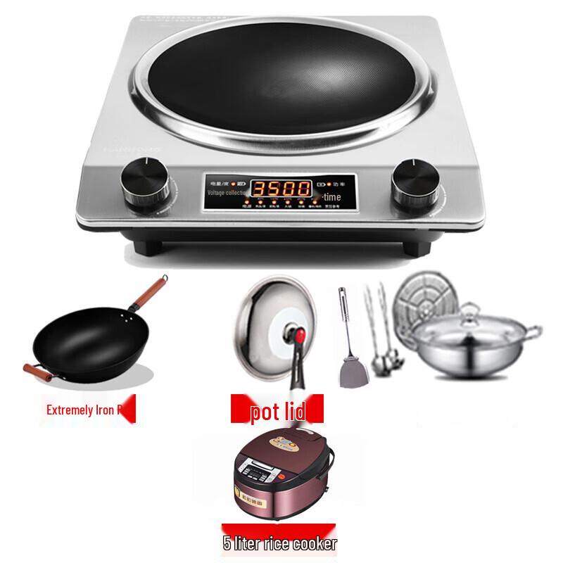 Shengbai 3500W Concave Induction Cooker