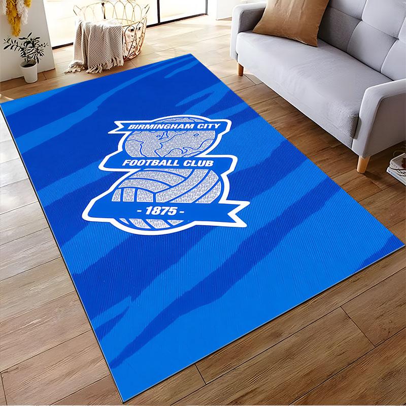 Birmingham City FC Logo Carpet suitable as a non-slip mat for the living room or bedroom sofa