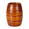 Big Belly Cup, Enlarged Wine Glass, Charcoal Grilled Universal Wooden Cup, Nonscalding Plant Paint Tea Cup