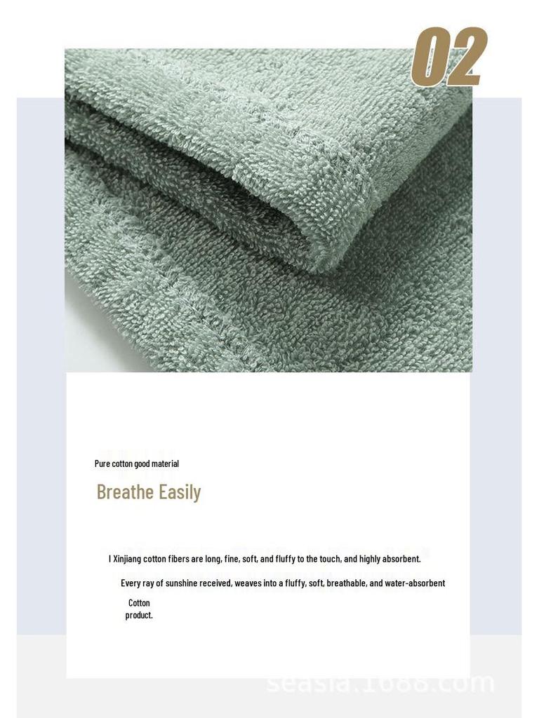 New Asia Terry Cotton Adult Absorbent Bathrobe - Unisex Couple Robe