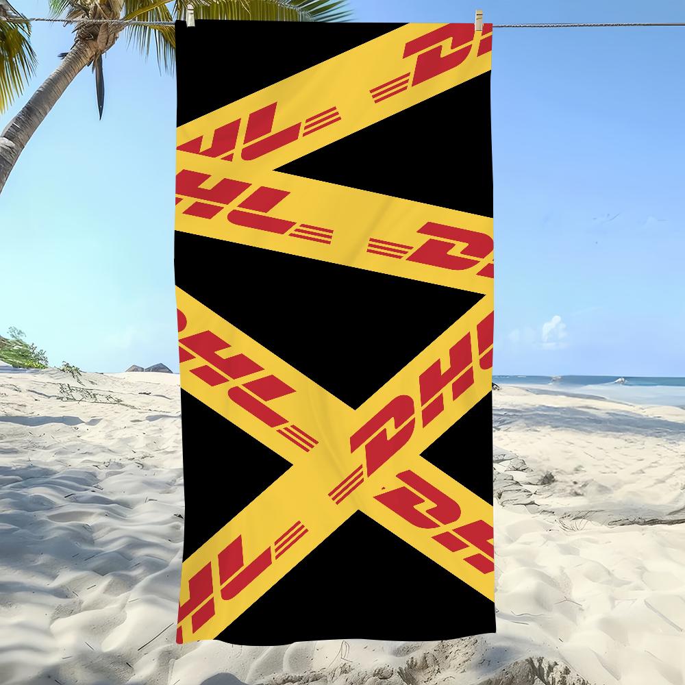 Hot Trend Barcode Label D-DHL-S Towel Soft Pool Gift For Travel Gym Shower Camping Quick Dry Sports Large Beach Towel