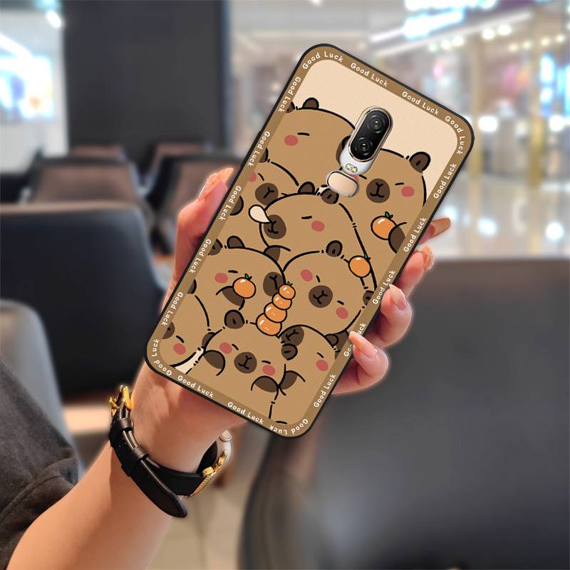 Soft Case Shockproof Phone Case For OnePlus 6/1+6 Durable Protective Full Wrap Anti-knock Waterproof Graffiti TPU Cute
