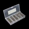 2501Pcs Anti-corrosion Wear Resistance 8 Shape Fishing Rolling Swivels Solid Ring Fishing Tackle