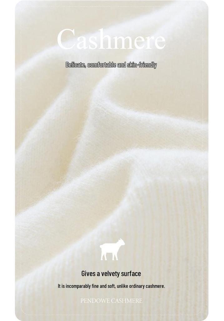 Puppy Embroidery Cashmere Sweater: Autumn Knitted Pullover, Age-Reducing and Playful Design