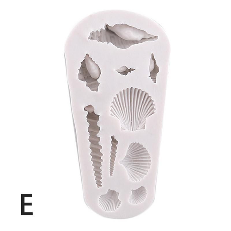 Sea Animal Mold Diy Seahorse Sea Star Shell Silicone Mold Cake Decoration