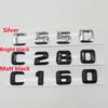 3D ABS Trunk Emblem Badge Logo For Mercedes-Benz W202 W203 W204 W205 C32 C36 C43 C63 C55 C200 C220 C250 C280 C320 C350 C420 C550 EH8