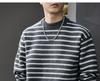 2025 Men's Striped Heavy Gauge Sweater: Autumn/Winter Long Sleeve Knit Base Layer
