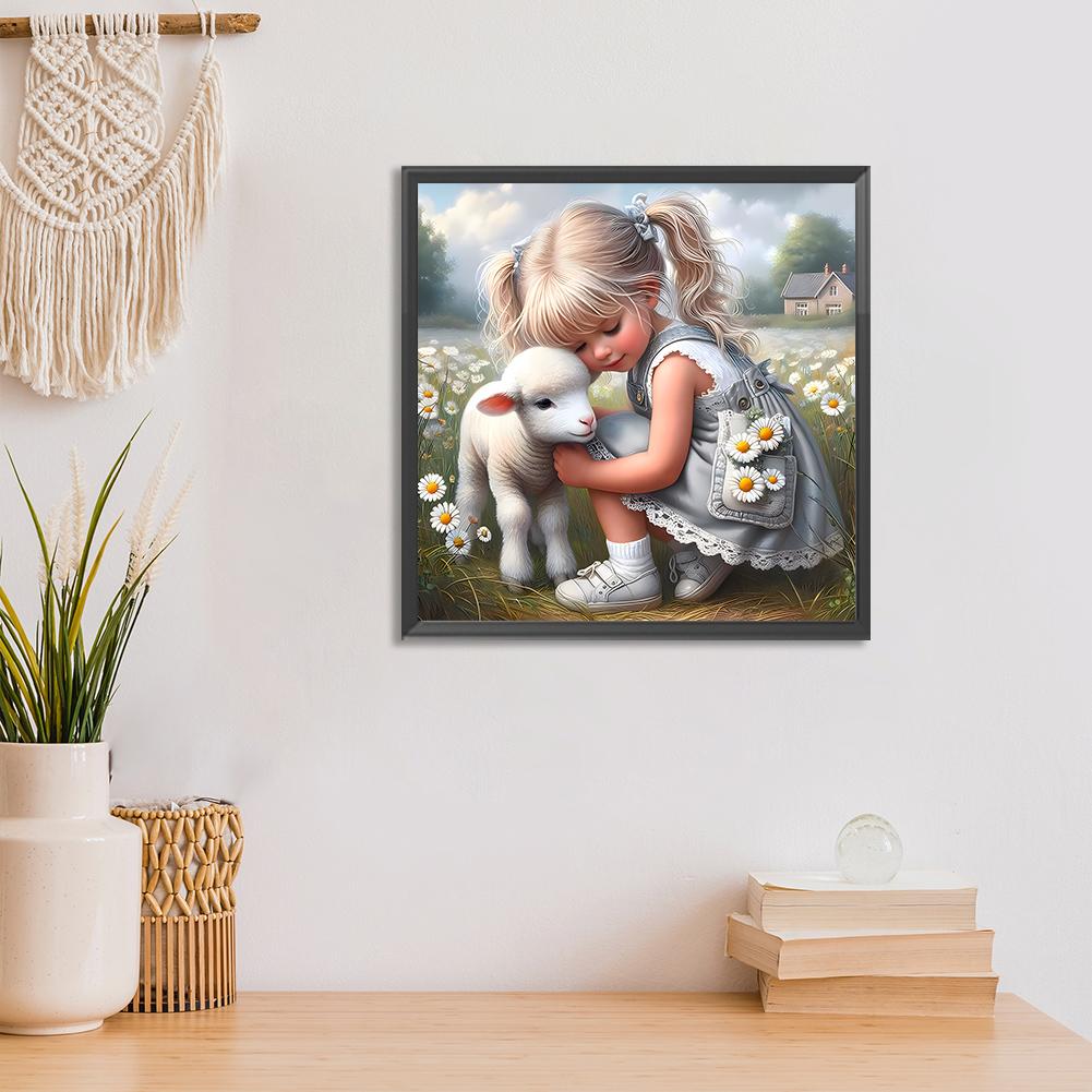 5D DIY Girl Series Diamond Painting Decor Full Round Drill Diamond Painting Girl Kit Home Decor Art Craft