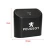 For Peugeot Car Portable Trash Can Auto Logo Sundries Storage Box For Peugeot 408 4008 308 3008 Rifter 5008 508 2008 208 301 RCZ