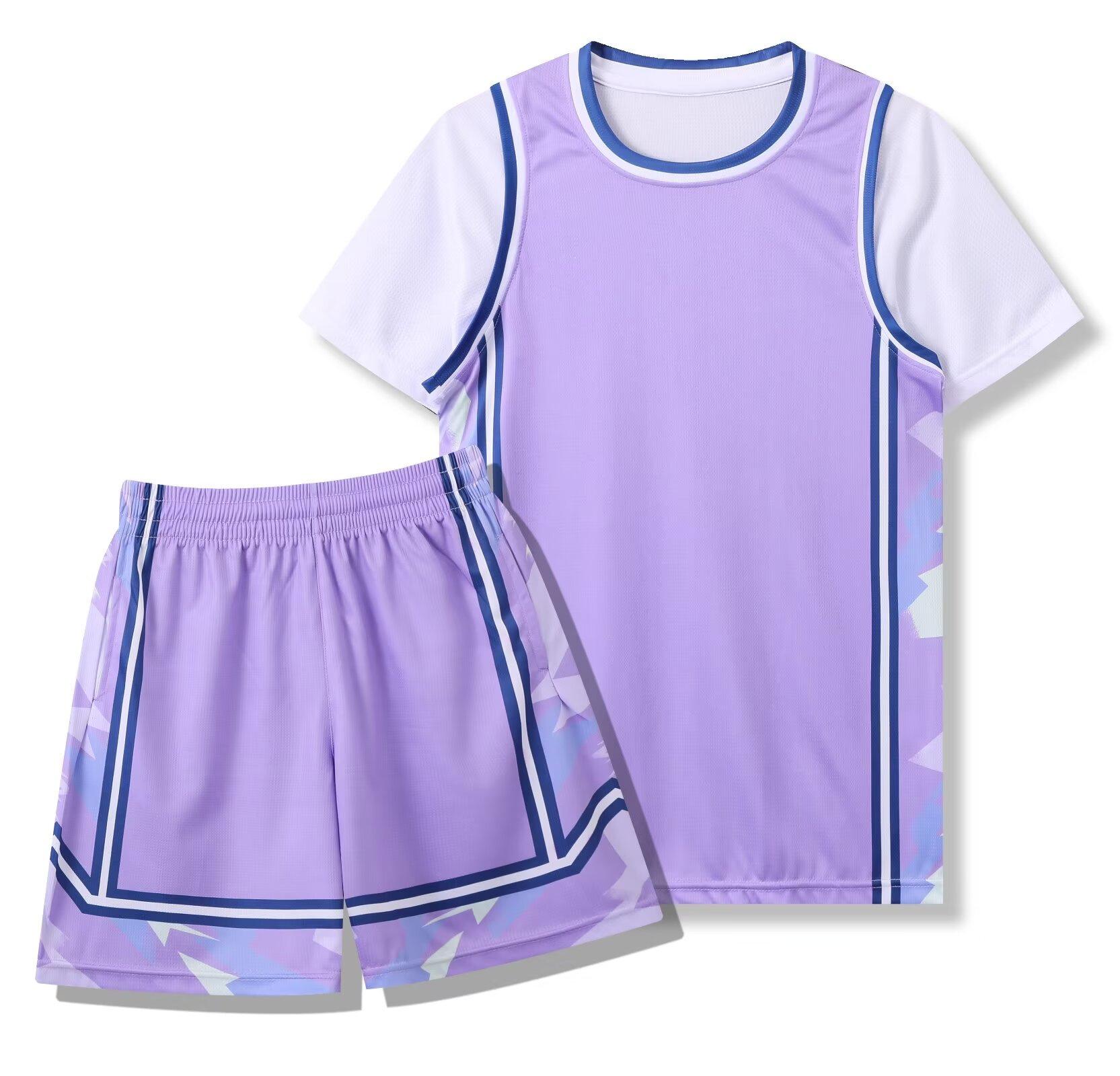 

Баскетбольний комплект форми 281: Дорослий Унісекс Двокомпонентний Вигляд S/150 фіолетовий