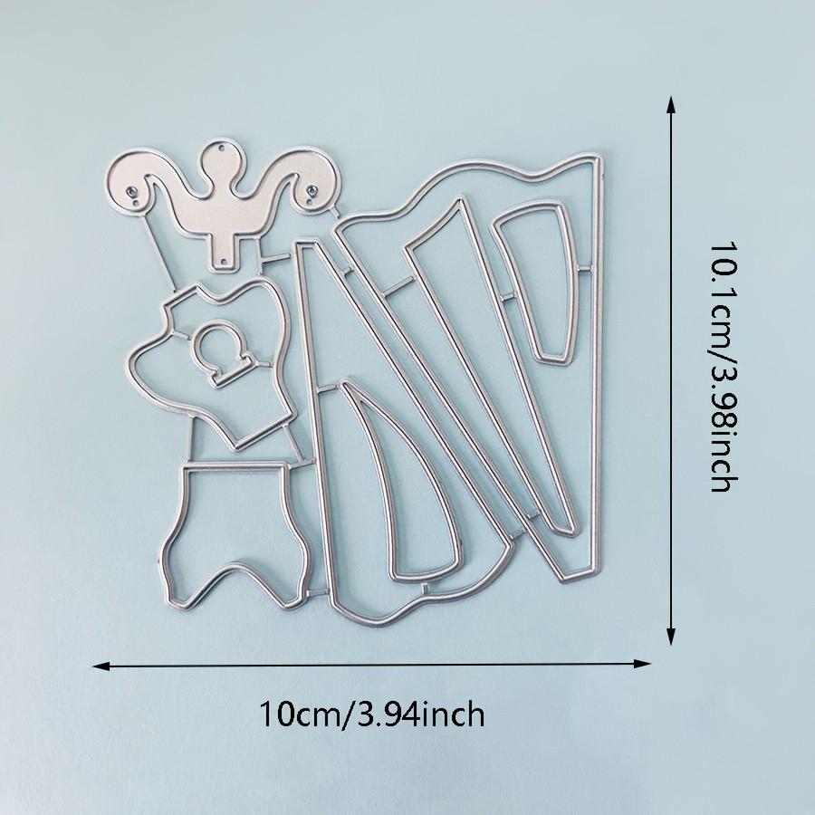 Woman Dress Metal Cutting Dies for Scrapbooking Dress Clothing Stencil Craft Paper Mould Blade Punch Card Make Die Cut Decoration