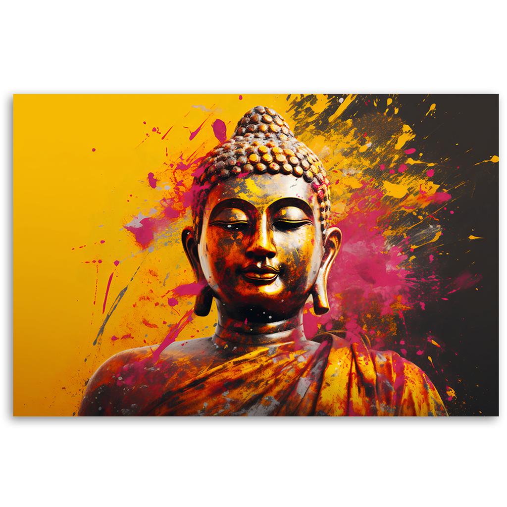 Wallpaper Buddha on abstract background