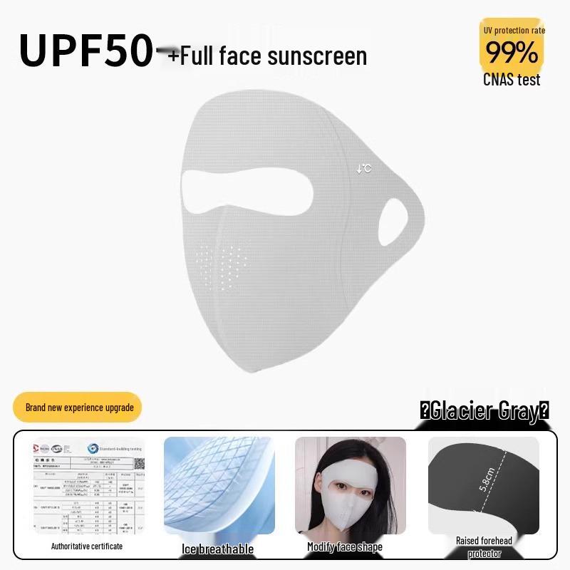3D UV Protection Sunscreen Face Mask