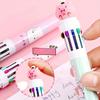 36pcs Multicolor Ballpoint Colored Gel Ink Pens Desktop Writing Supplies Cute Kawaii Design Wear Resistant Drawing Pens