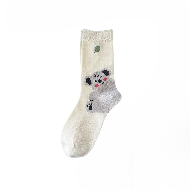 

Женские весенние новые носки-ветровки в мультяшном стиле с изображением животных без косточек 1 pair