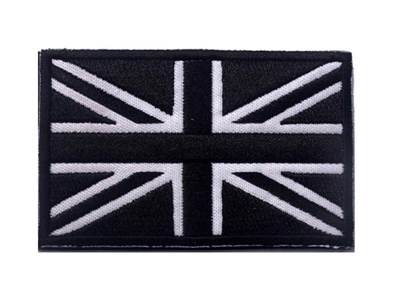 UK-Flagge Aufnäher Gestickt Klettarmband - Strapazierfähiger Stoffaufkleber