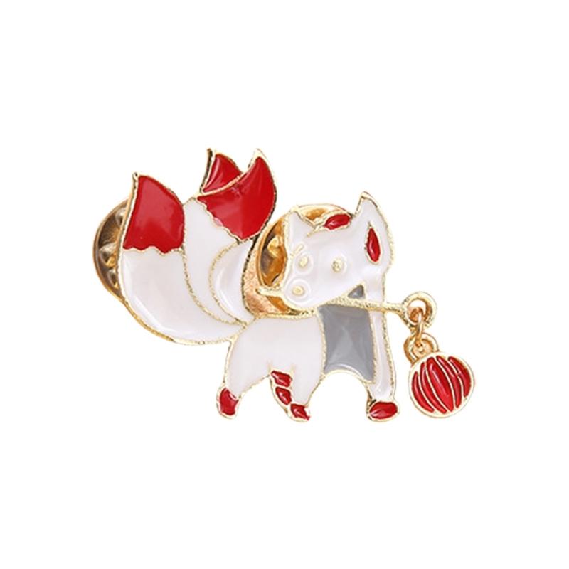 

Traditional Asian Inspired Animal Brooch Autumn Maple Leaf Design Chest Ornament Laple Pin Accessory Multi Purpose