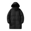 Hooded Mid-length Down Cotton Jacket Men's Winter Couple Style Thickened Warm Trendy Cotton Jacket