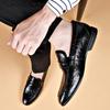 2025New Classic Brand Casual Leather Loafers Men High Quality Outdoor Breathable Slip On Driving Shoes Soft Bottom Designer Shoe