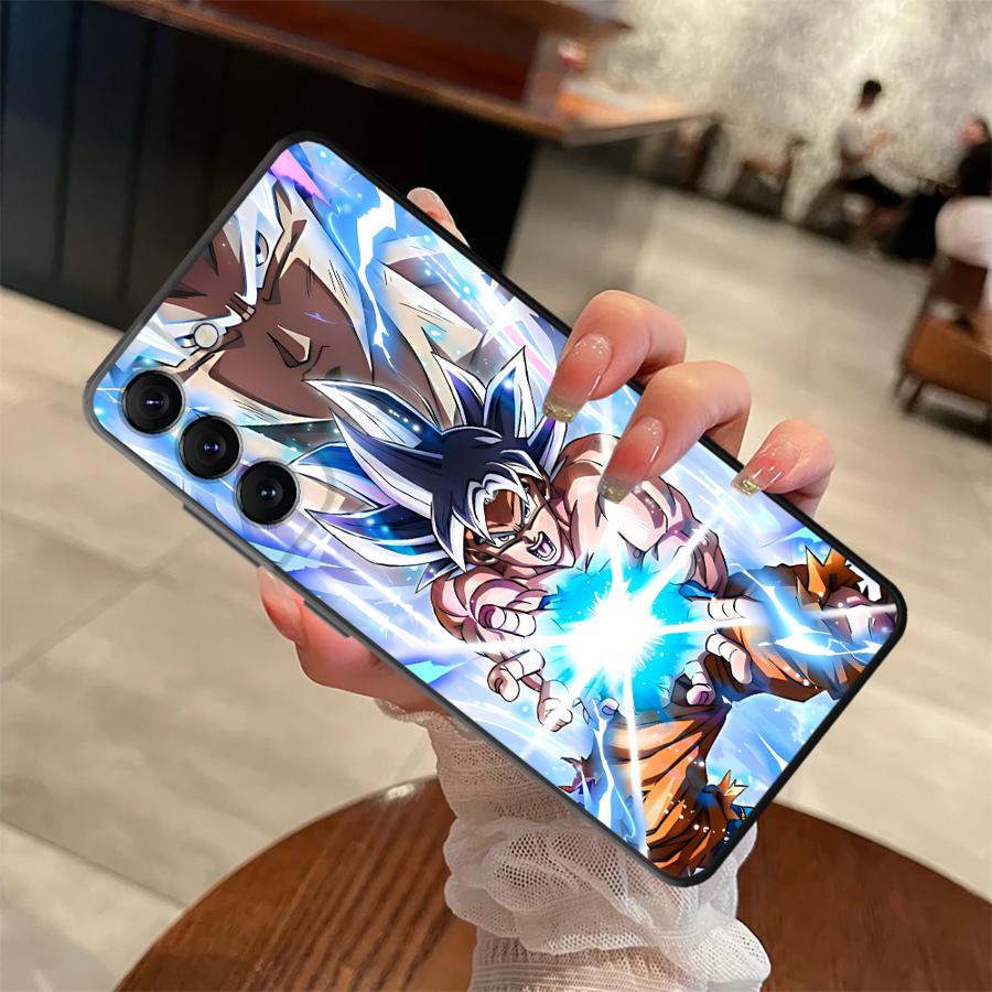 Goku D-Dragon Balls Black Soft Phone Cover Case for Samsung Galaxy A36 A32 A23 A53 A35 A51 A73 A22 A52 A25 A71 A26 A72 A24 A55