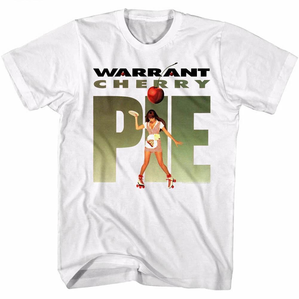 

Warrant Cherry Pie Men s White T Shirt S