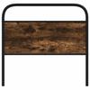 VidaXL Tête de lit chêne fumé 90 cm acier et bois d'ingénierie 4100237