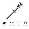 Selens Reflector Multifunctional Reflector Adjustable Length Boom Suitable for Studio Suitable for Holder, Holder, 360° Rotatable, 55-135cm, Arm,