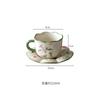 Light Luxury Retro Palace Style Coffee Cups Home Afternoon Tea Exquisite Ceramic Coffee Cups Unique Birthday Gifts