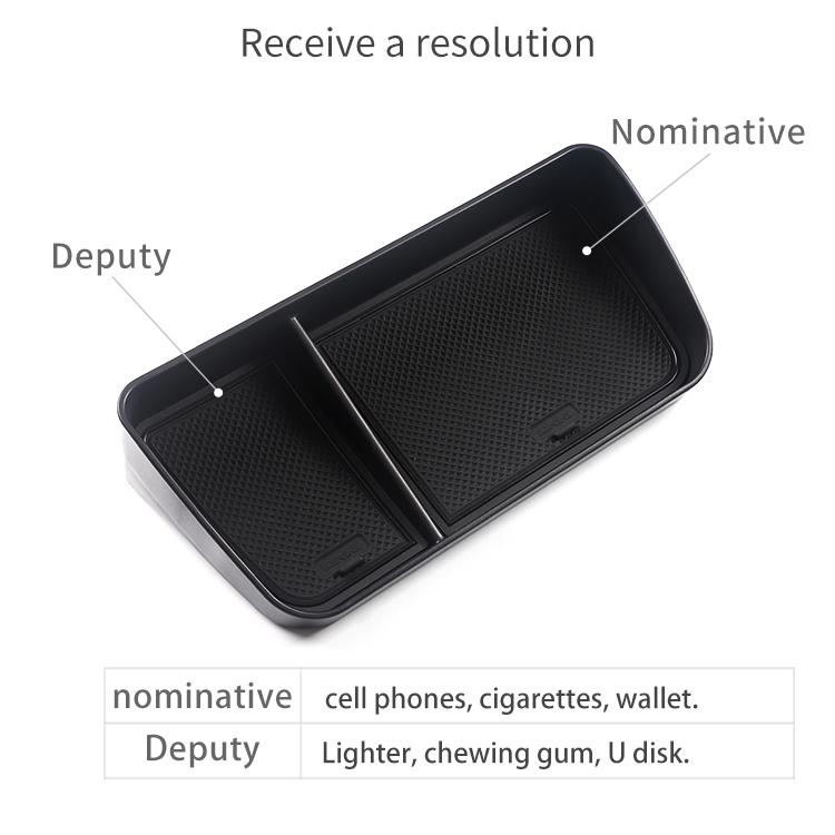 Pour Toyota RAV4 2019 2020 - 2025 Boîte de Rangement de Tableau de Bord Plateau Caché de Console Centrale Derrière l'Écran Accessoires d'Intérieur de Voiture