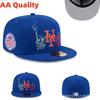 American Style LA Embroidered Baseball Cap - Unisex Flat Brim Hip Hop Hat