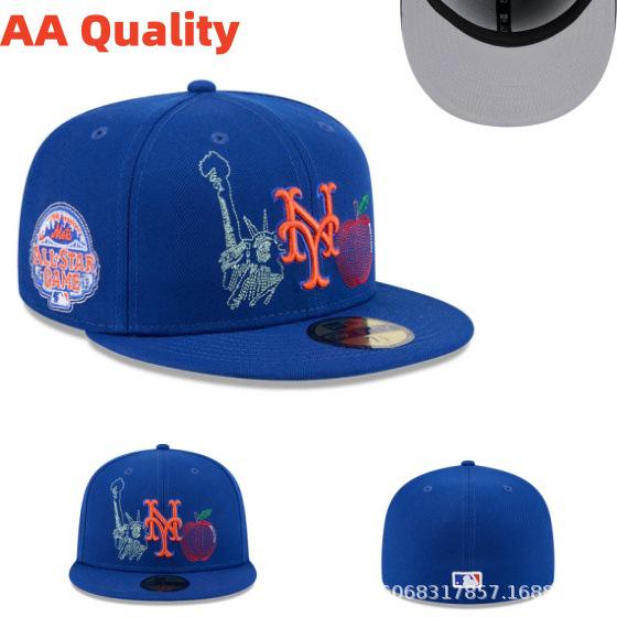 American Style LA Embroidered Baseball Cap - Unisex Flat Brim Hip Hop Hat