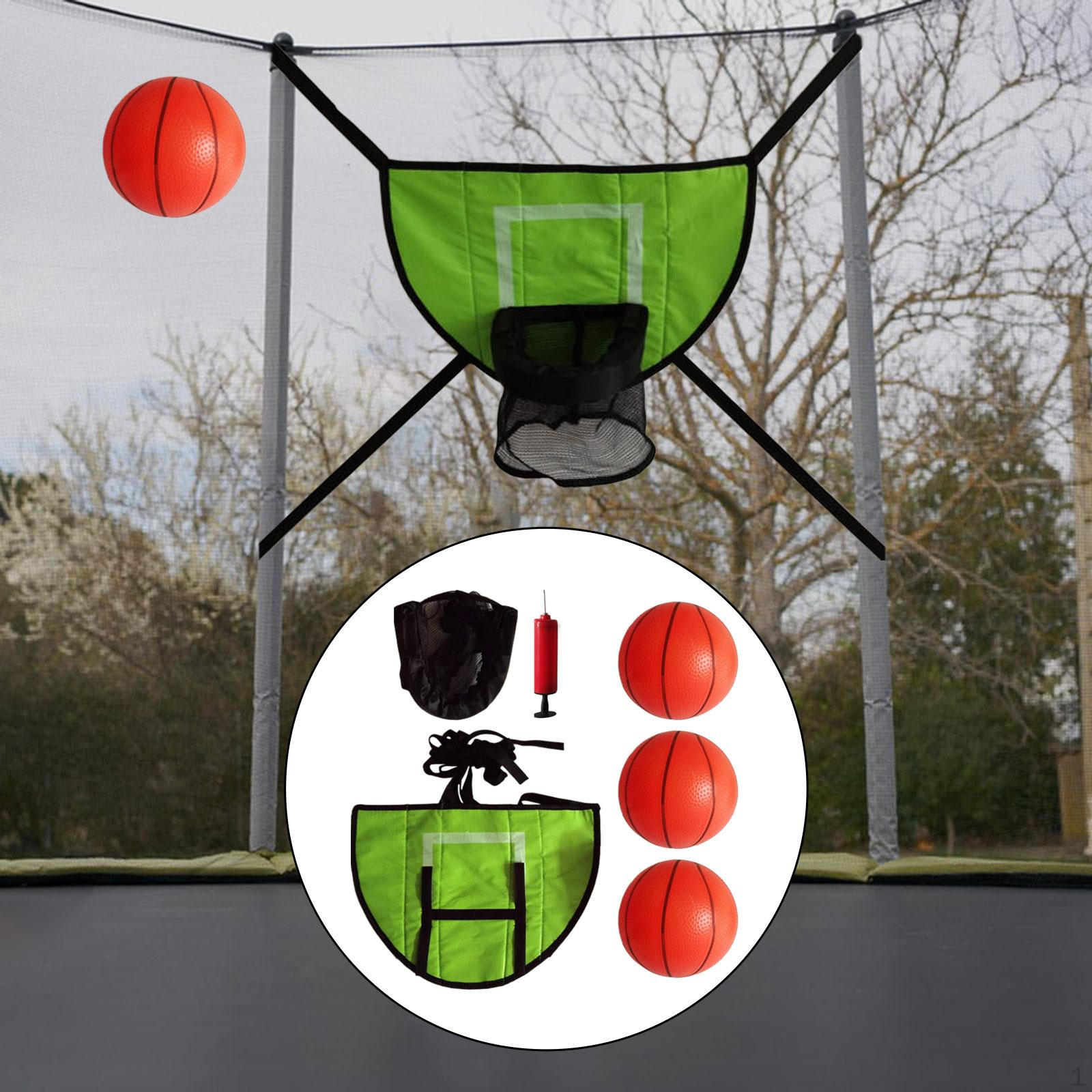 

Баскетбольне кільце для батута Легка стійка для аксесуарів with 3pcs balls