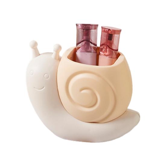 Dinosaur Egg Pen Holder Detachable Pen Holder Cute Snail-Shaped Desktop Organizer for Stationery Makeup Brushes Multifunctional Stationery Storage Box