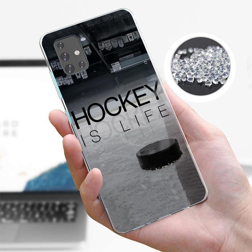 Ice Hockey Rink Sport Phone Case For Samsung Galaxy A12 A52S A42 A32 A22 A51 A50 Note 20 Ultra 10 S10 Plus A71 A70 A31 A30 A10S