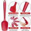 Non-Stick Silicone Cream Spatula Set Pastry Scraper Spoon Butter Spreader Jar Blender Heat-Resistant Spatulas For Kitchen Baking