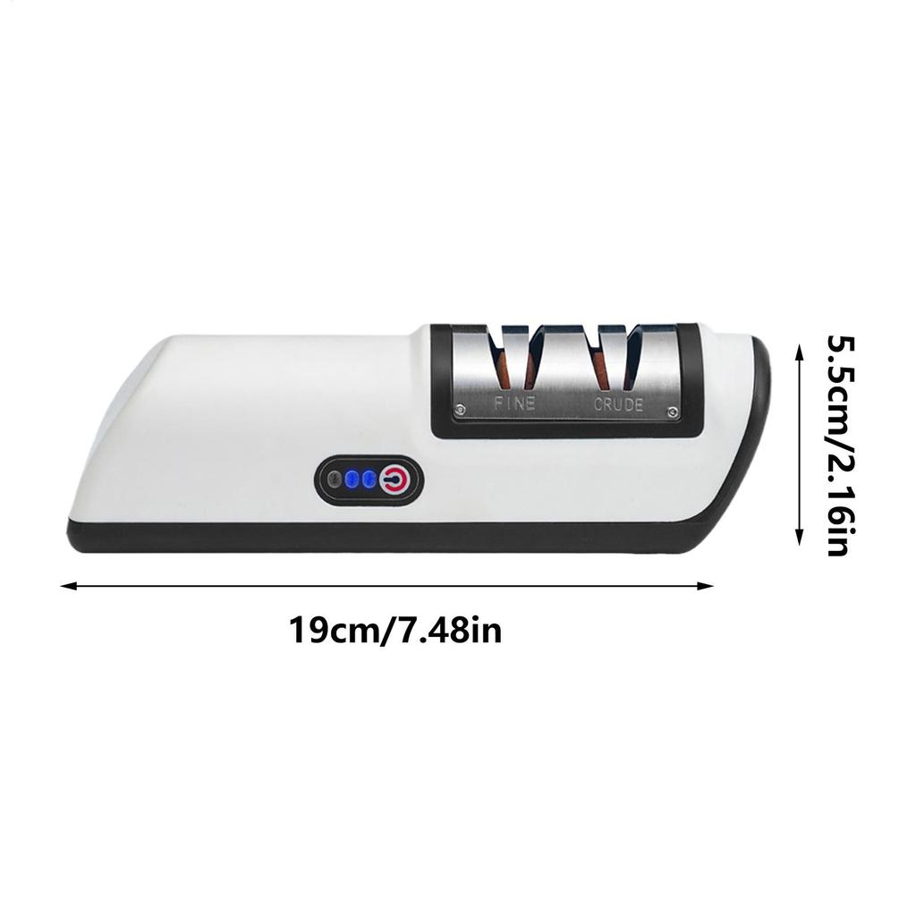 Cutter File Sharpener 3-Stage Scissor Grinder Automatic USB Charging Electrical Cutter Sharpener For Polishing Razor Kitchen