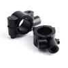 2pcs Black Rearview Mirror Adapter 10mm Thread Motorcycle Mirror Mount Bracket  For Autobike