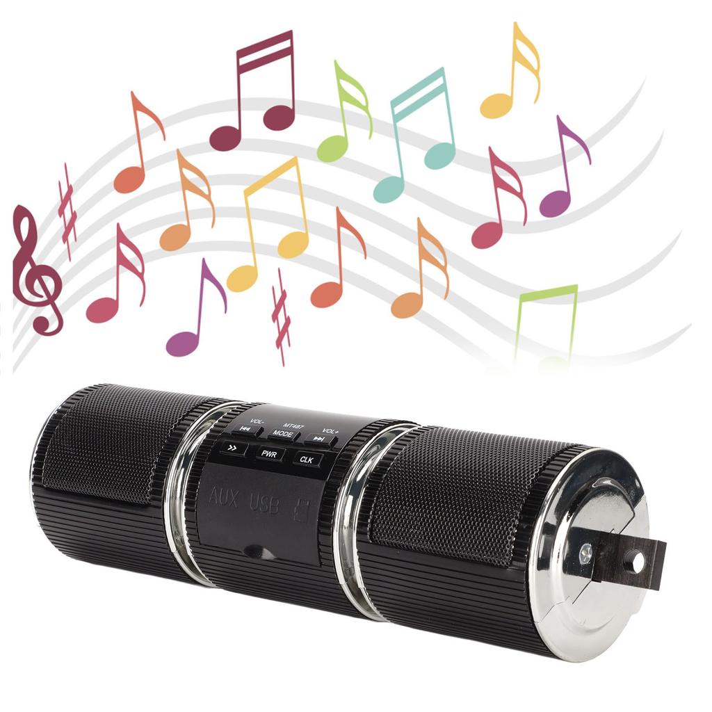 Motorrad   Lautsprecher Kabellos IP54 Wasserdicht  12V Lenker Montiert   Soundsystem