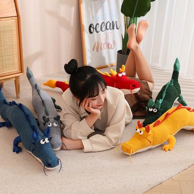 Red Chinese Dragon Doll Plush Toy Long Dragon Doll Kindergarten Baby Rag Doll Birthday Gift