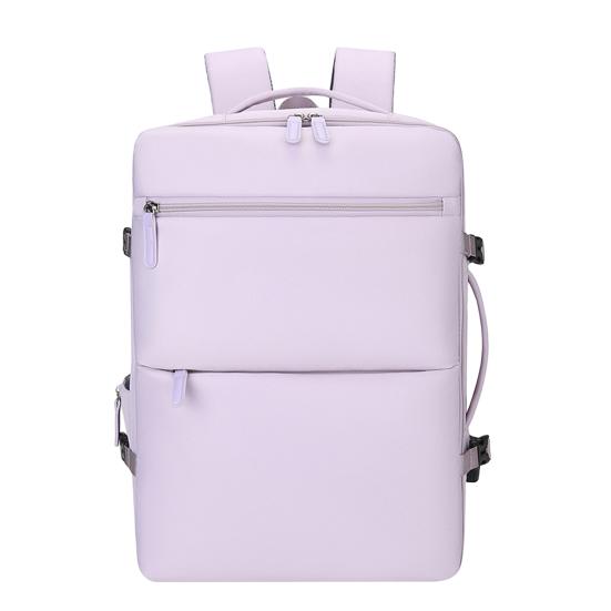 Expandable Travel Backpack Women Men Laptop Backpack with USB Charging Port Airline Approved Backpack with Anti-Theft Pocket Shoe Compartment