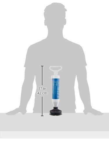 SANEI Vacuum Pipe Cleaner, Powerful, for Sinks, Bathrooms, and Men's Bathrooms (Urinals), Includes Large and Small Rubber Bands, PR870