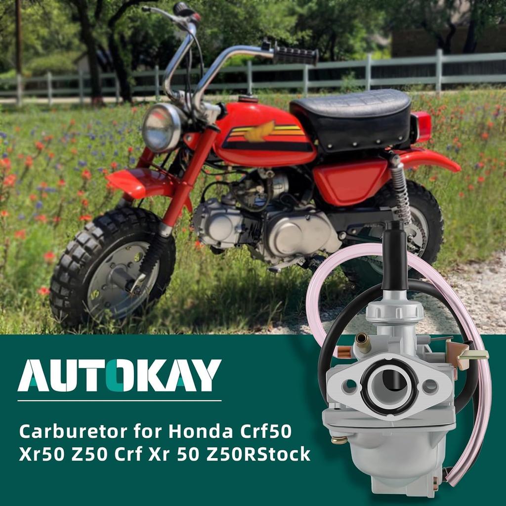 AUTOKAY Carburetor For Honda Crf50 Xr50 Z50 Crf Xr 50 Z50RStock Size